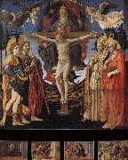Fra Filippo Lippi THe Trinity and Four Saints Spain oil painting artist